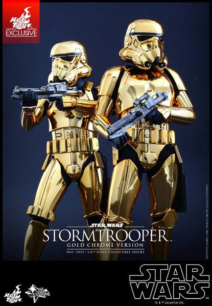 Hot Toys MMS364 - Star Wars - Stormtrooper Gold Chrome Version