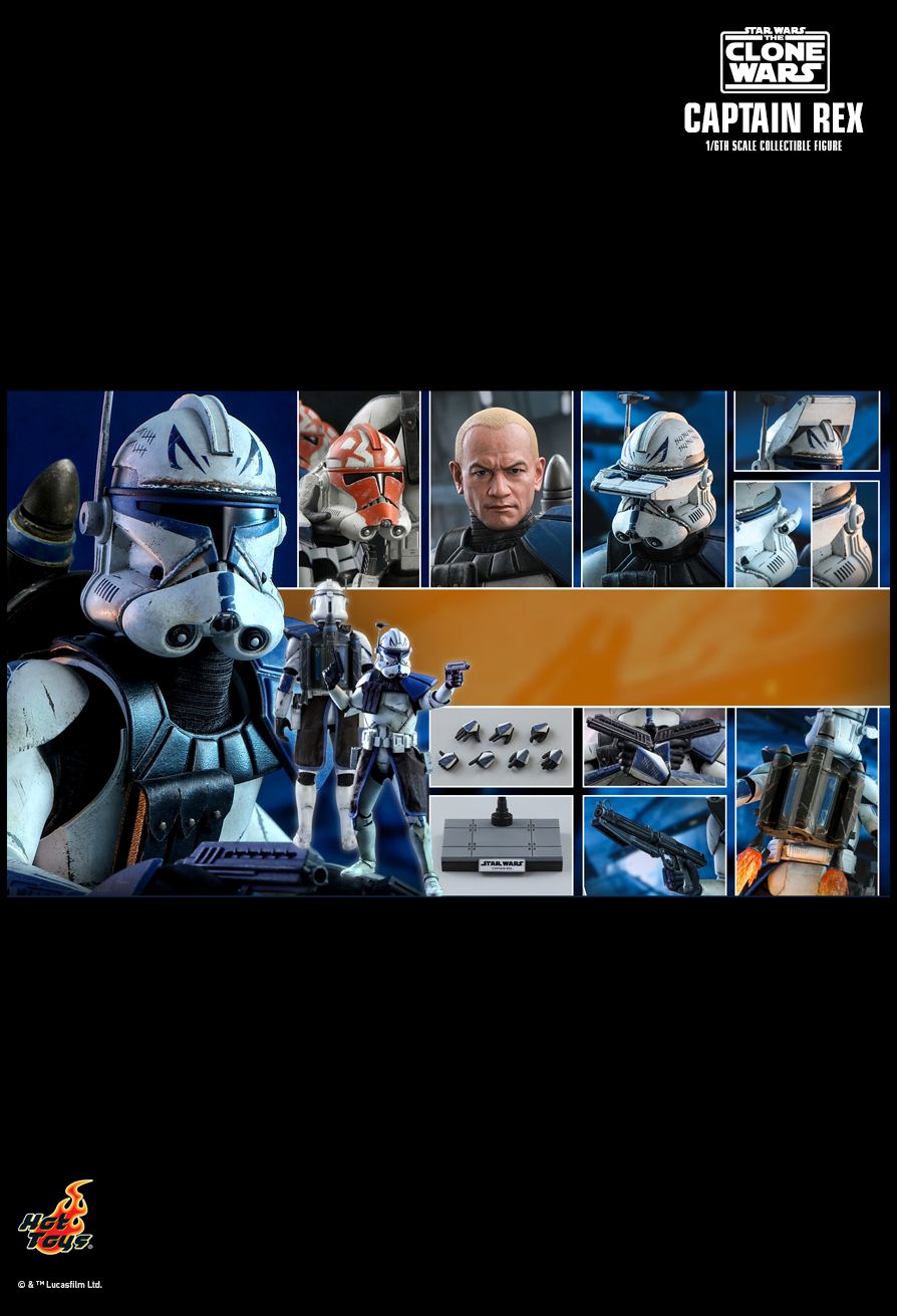 Hot Toys TMS018 - Star Wars : The Clone Wars - Captain Rex