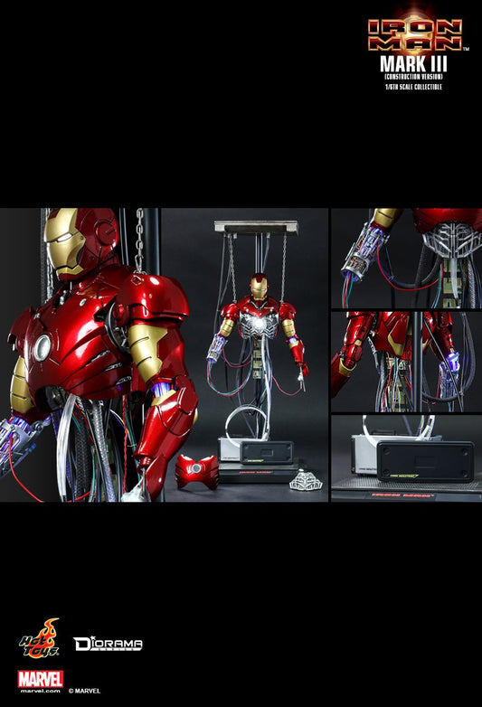 Hot Toys DS003 - Marvel Comics - Iron Man - Iron Man Mark 3 Construction Version