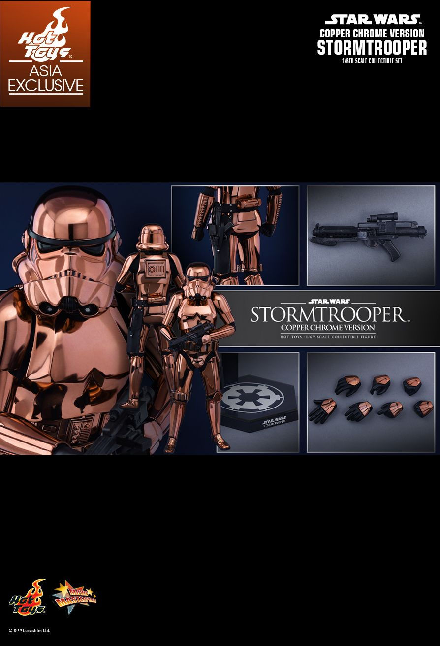 Hot Toys MMS330 - Star Wars - Stormtrooper Copper Chrome Version