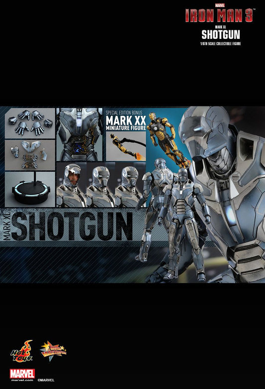 Hot Toys MMS309B - Marvel Comics - Iron Man 3 - Iron Man Shotgun Mark 40 Deluxe Version