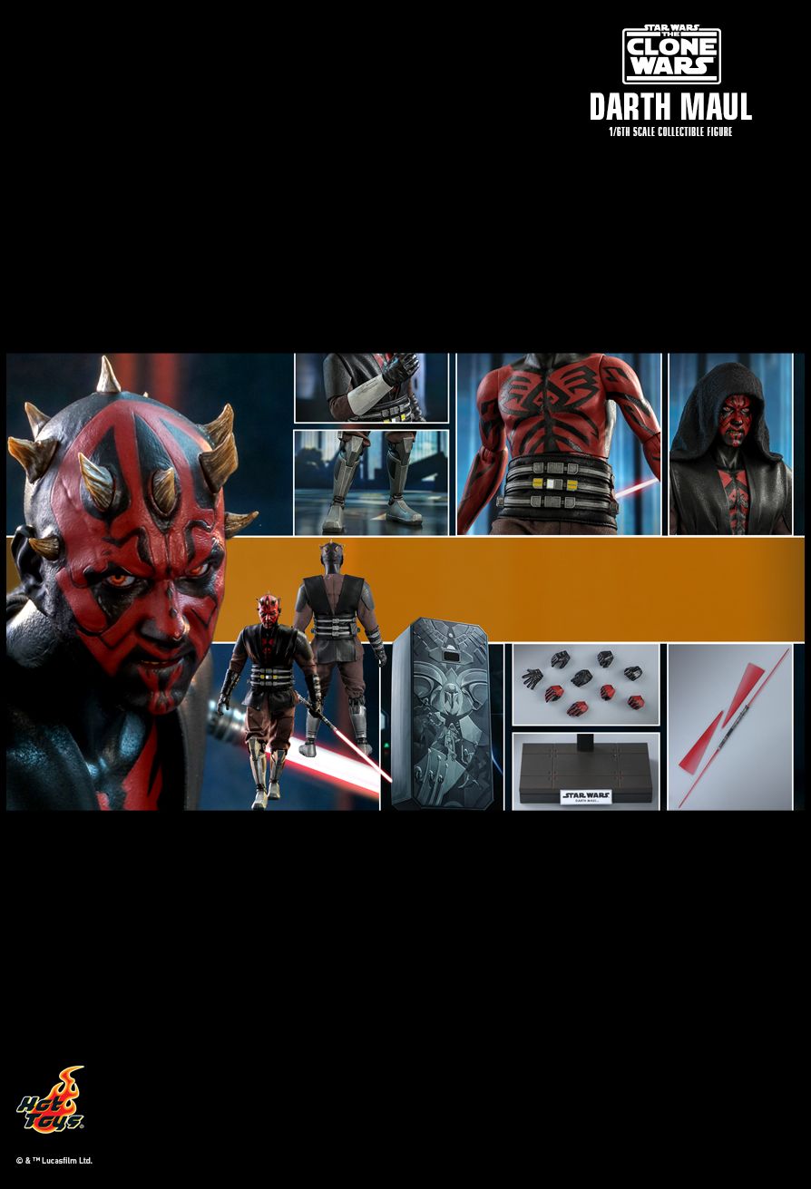 Hot Toys TMS024 - Star Wars : The Clone Wars - Darth Maul