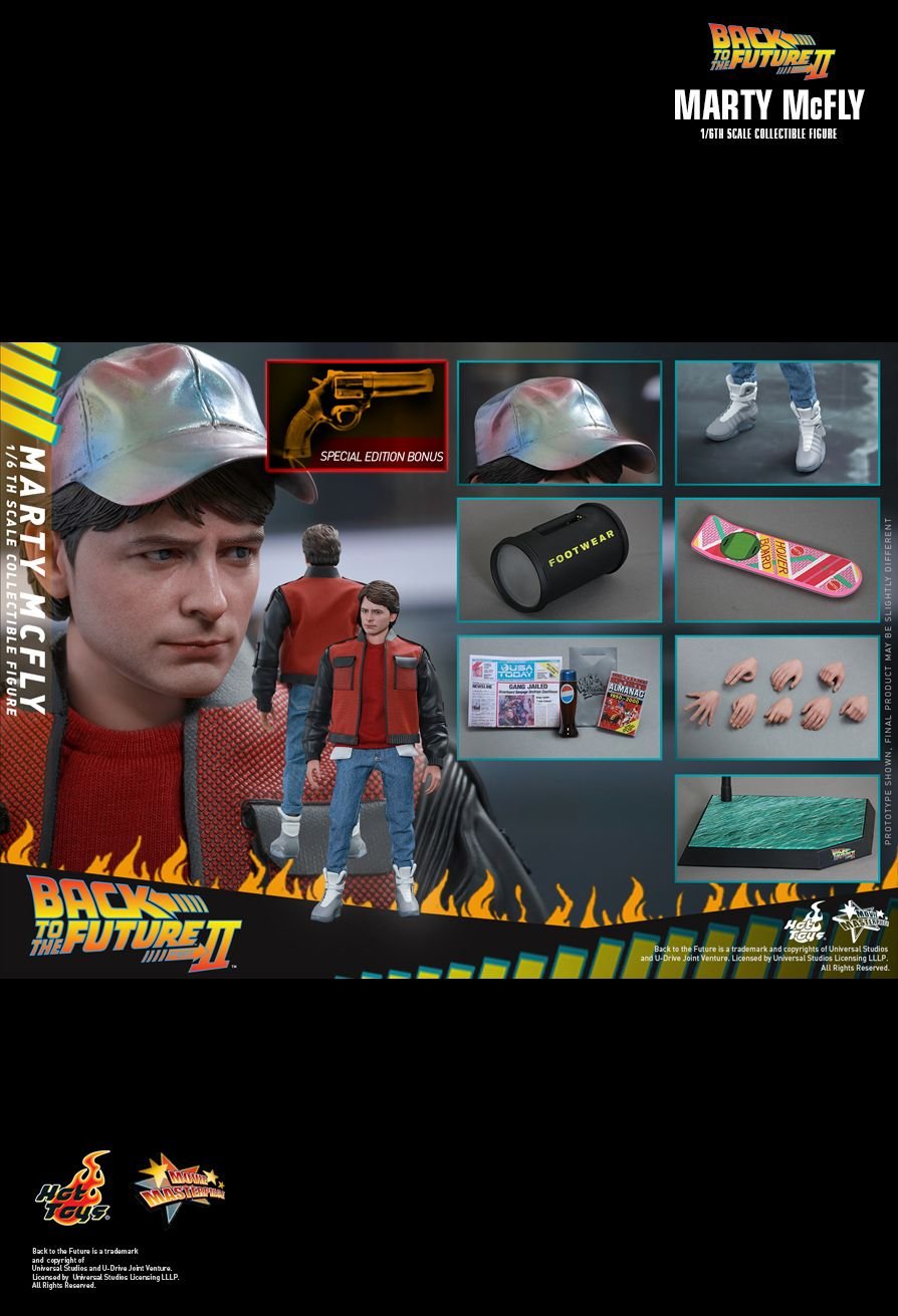 Hot Toys MMS379B - Back To The Future 2 - Marty Mcfly Deluxe Version【Back-Order】