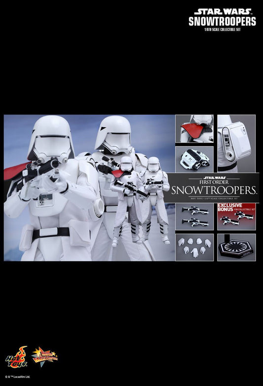 Hot Toys MMS323 - Star Wars : The Force Awakens - First Order Snowtroopers Officier And First Order Snowtroopers