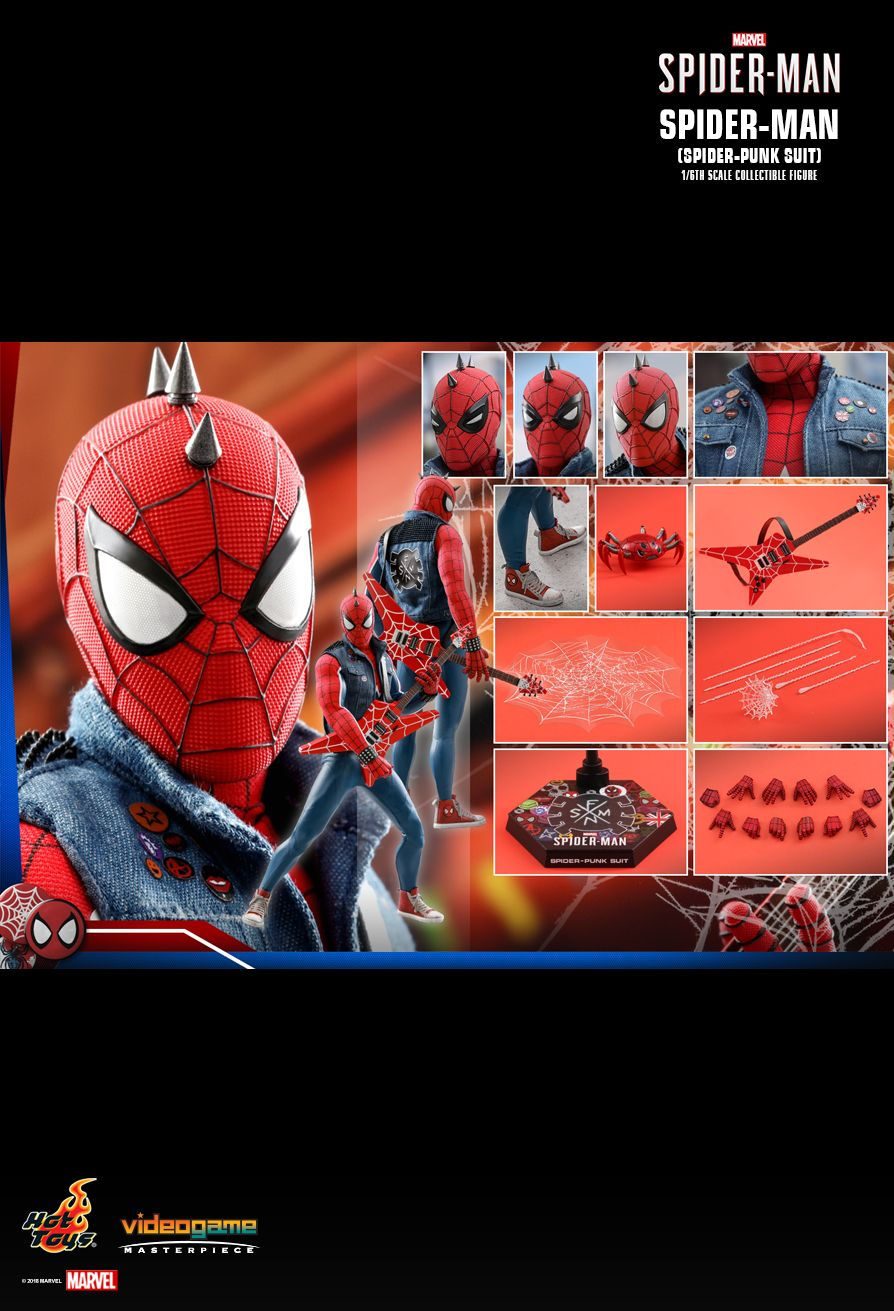 Hot Toys VGM32 - Marvel Comics - Marvel's Spider-Man - Spider-Man Spider-Punk Suit Version