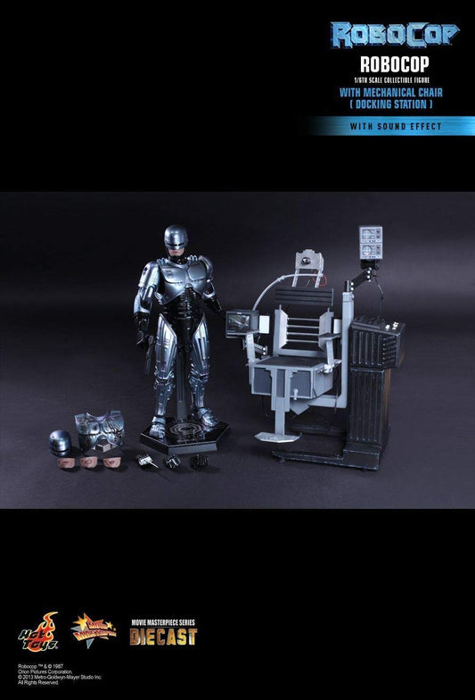 Hot Toys MMS203D05 - Robocop - Robocop With Mechanical Chair Docking Station Second Deposite Nicolas Pizzera