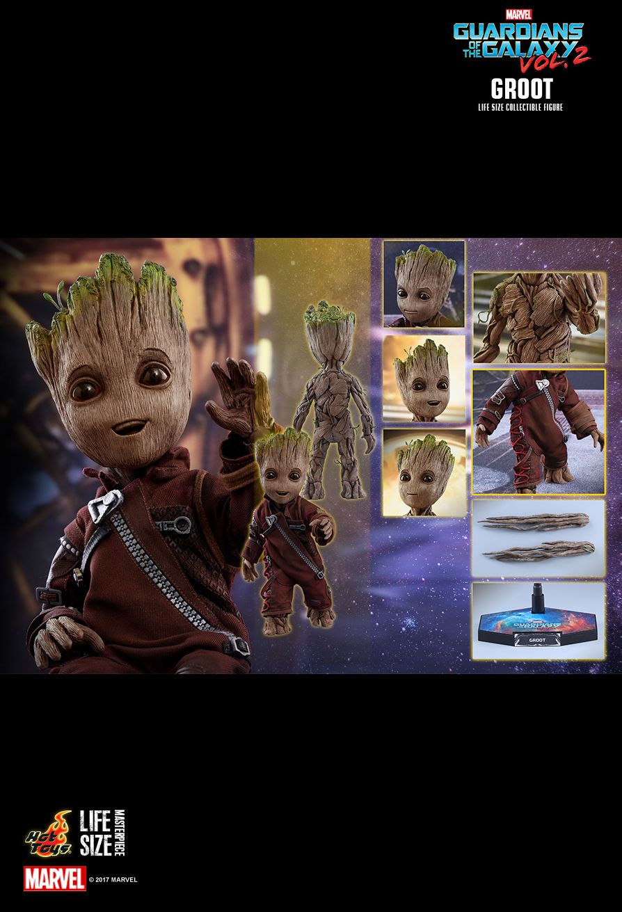 Hot Toys LMS004 - Marvel Comics - Guardians Of The Galaxy Vol.2 - Groot