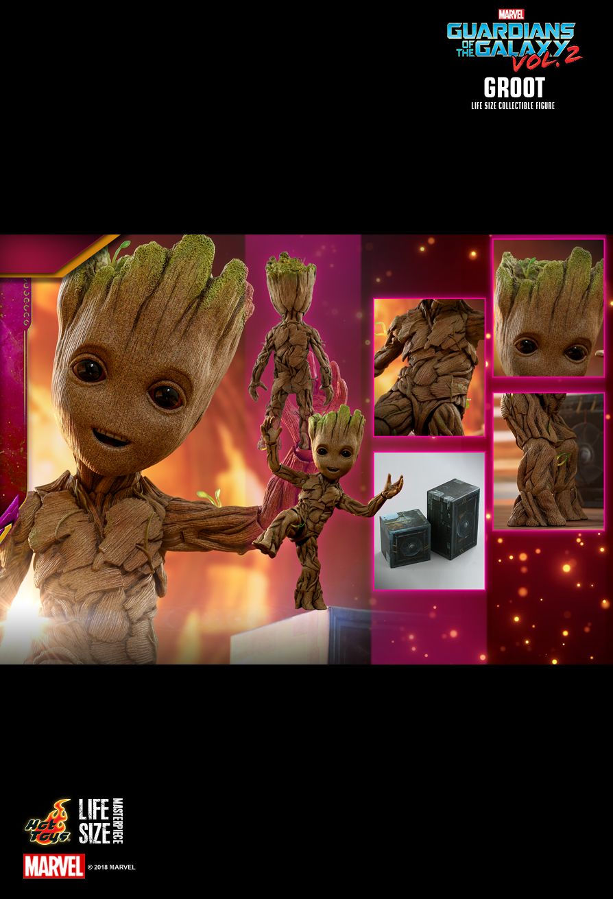 Hot Toys LMS005 - Marvel Comics - Guardians Of The Galaxy Vol.2 - Groot