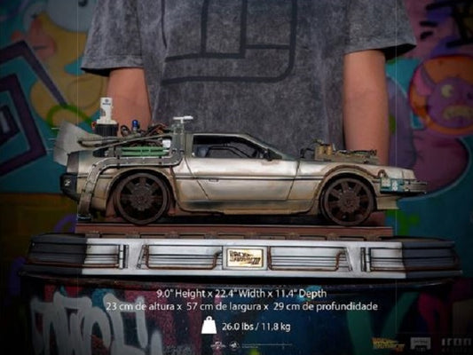 Iron Studios POWRAN46221-10 - Back to the Future Part II - DeLorean