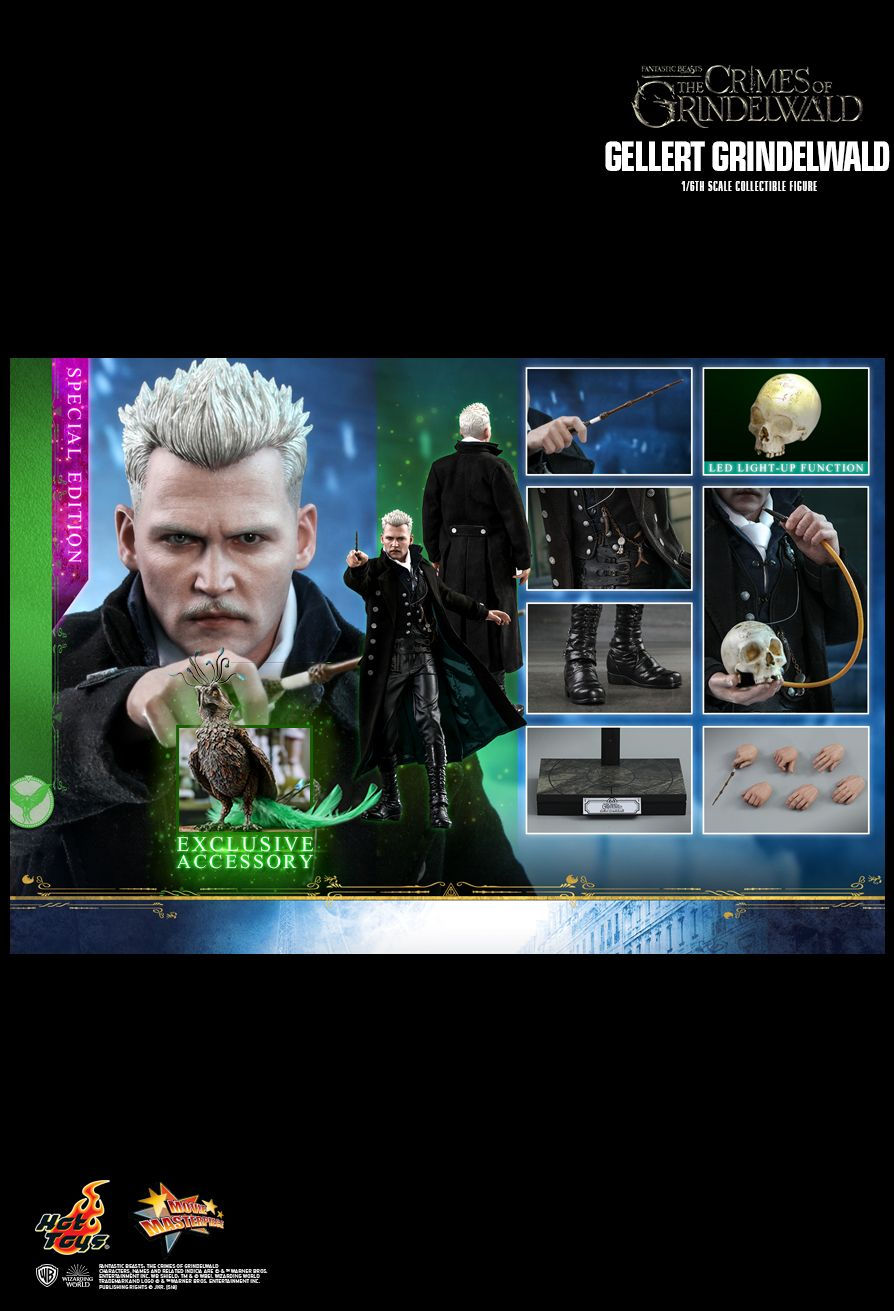 Hot Toys MMS513B - Fantastic Beasts : The Crimes Of Grindelwald - Gellert Grindelwald Deluxe Version