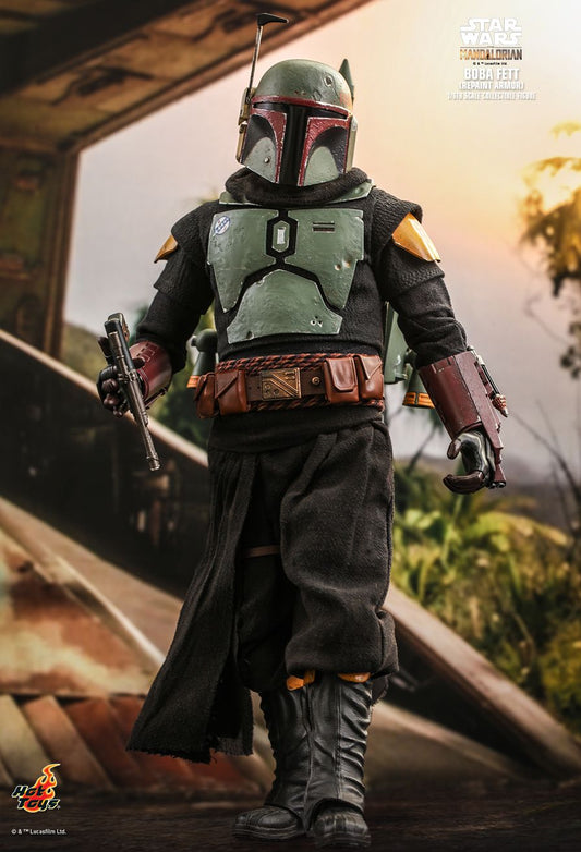 Hot Toys TMS055 - Star Wars : The Mandalorian - Boba Fett Repaint Armor Version Standard Version