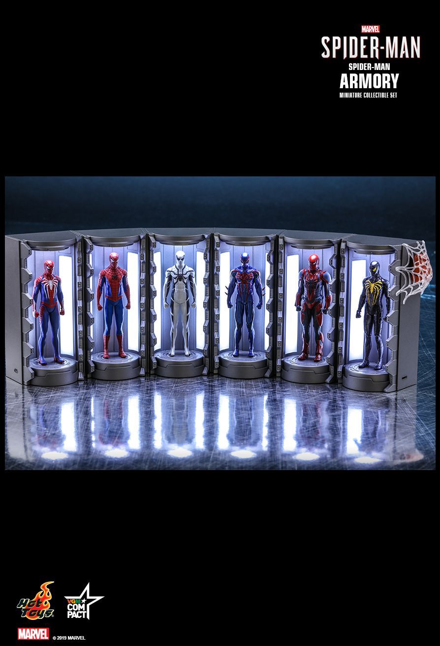 Hot Toys VGMC002 - VGMC008 - Marvel's Spider-Man - Spider-Man Armory