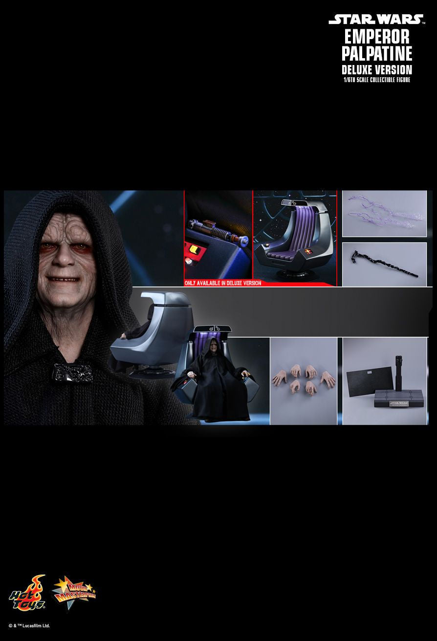 Hot Toys MMS468 - Star Wars 6 : Return Of The Jedi - Emperor Palpatine Deluxe Version