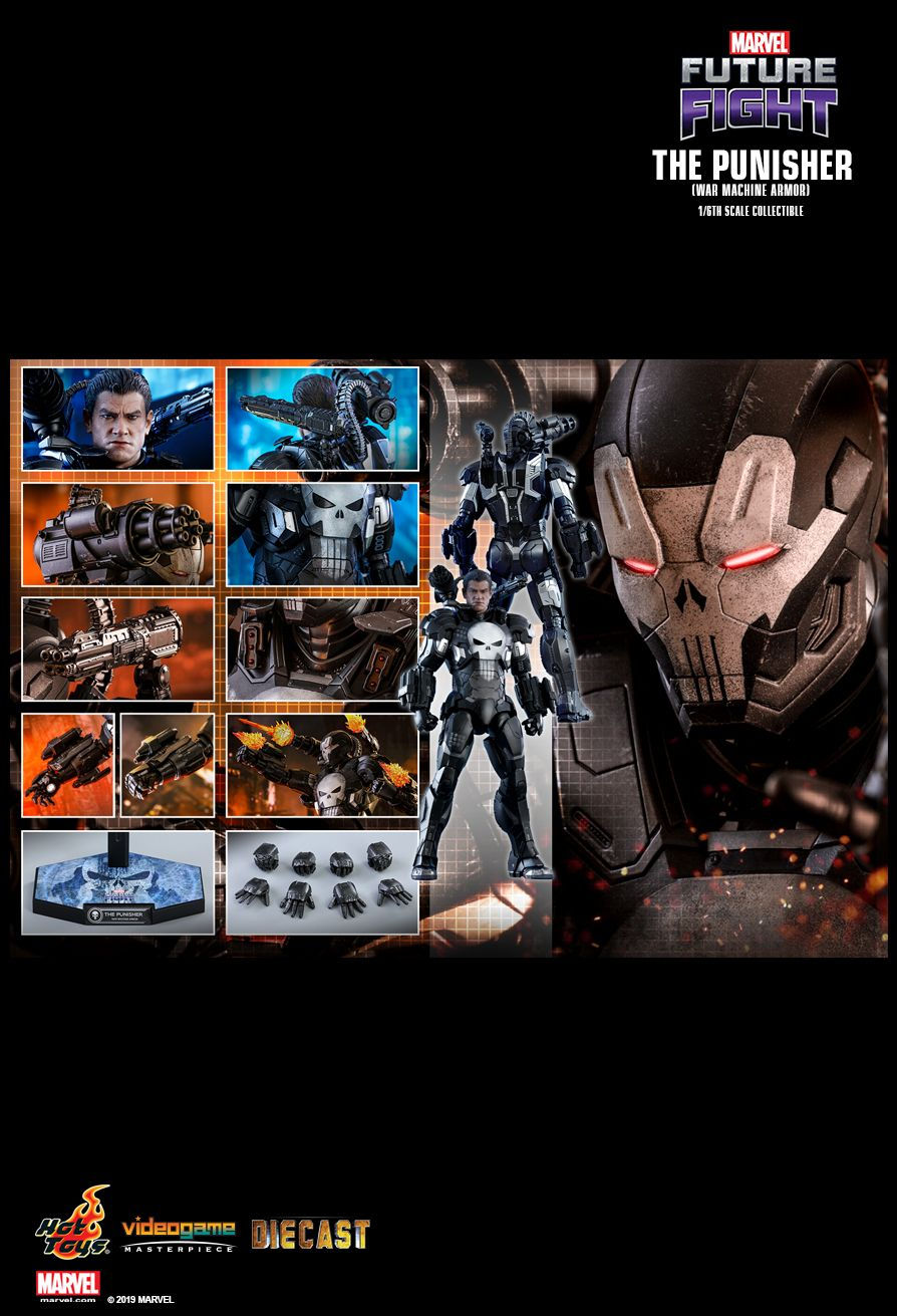 Hot Toys VGM33D28 - Marvel Comics - Marvel Future Fight - The Punisher War Machine Armor