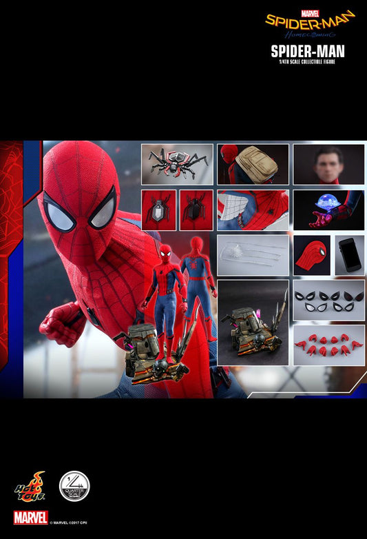 Hot Toys QS014 - Marvel Comics - Spider-Man : Homecoming - Spider-Man Standard Version